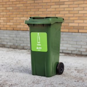 Pojemnik 120 L - szkło